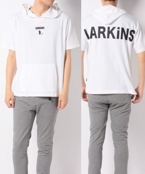 LARKINS(LARKINS)/【LARKINS】 ラーキンス バックロゴ  Tシャツパーカー ユニセックス/img17
