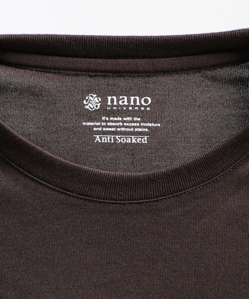 nano・universe(ナノ・ユニバース)/《汗染み防止》 Anti Soaked ヘビークルーネック 長袖/img11