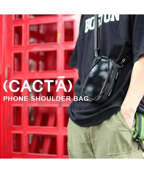 カクタ スマホ ポーチ ショルダーバッグ ポシェット メンズ ブランド 縦 横 Cacta Cac 1013 カクタ Cacta Magaseek