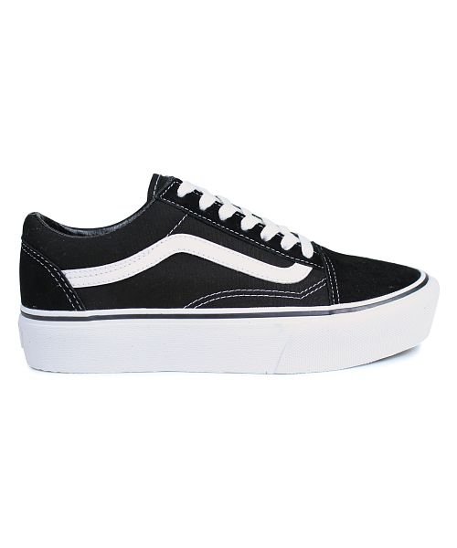 VANS(ヴァンズ)/VANS ヴァンズ オールドスクール スニーカー メンズ レディース バンズ 厚底 OLD SKOOL PLATFORM ブラック 黒 VN0A3B3UY28/img01