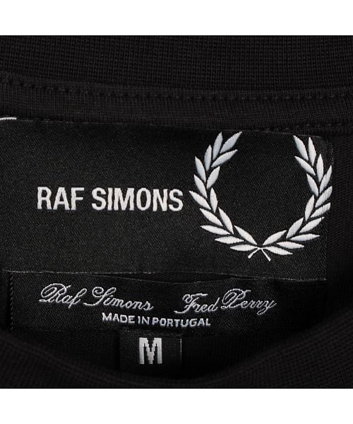 FRED PERRY(フレッドペリー)/フレッドペリー ラフシモンズ FRED PERRY RAF SIMONS Tシャツ 半袖 メンズ コラボ T－SHIRT ブラック ネイビー 黒 SM8130'/img03