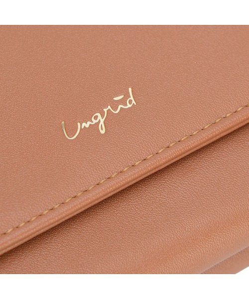 Ungrid(アングリッド)/アングリッド Ungrid 財布 ミニ財布 レディース ラウンドファスナー SMOOTH MINI WALLET ブラック ベージュ キャメル 黒 UNG－50/img07