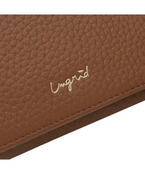 Ungrid(アングリッド)/アングリッド Ungrid 財布 ミニ財布 三つ折り レディース TRI－FOLD MINI WALLET ブラック グレー ネイビー オーク オリーブ キャメ/img09