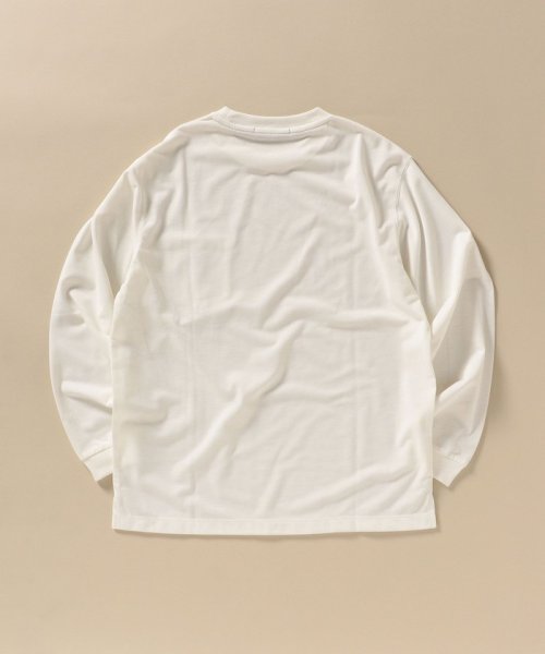 SHIPS MEN(シップス　メン)/【WEB限定】SHIPS: 吸水速乾・UVケア Drymix（R) ワンポイント ロゴ ポケット ロングスリーブ Tシャツ (ロンT)/img13