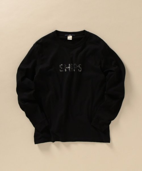 SHIPS MEN(シップス　メン)/【WEB限定】SHIPS: モチーフ ロゴ ペイズリー/フラワー/カモ柄 ロングスリーブ Tシャツ (ロンT)/img22