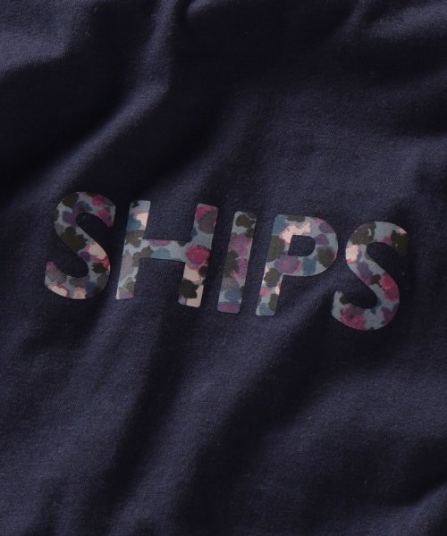 SHIPS MEN(シップス　メン)/【WEB限定】SHIPS: モチーフ ロゴ ペイズリー/フラワー/カモ柄 ロングスリーブ Tシャツ (ロンT)/img27