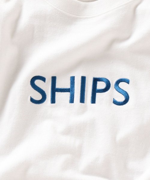 SHIPS MEN(シップス　メン)/【WEB限定】SHIPS: エンブロイダリー ロゴ ロングスリーブ Tシャツ (ロンT)/img19