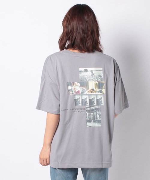 OLIVE des OLIVE(オリーブデオリーブ)/カラー転写ＢＩＧ　Ｔシャツ/img02