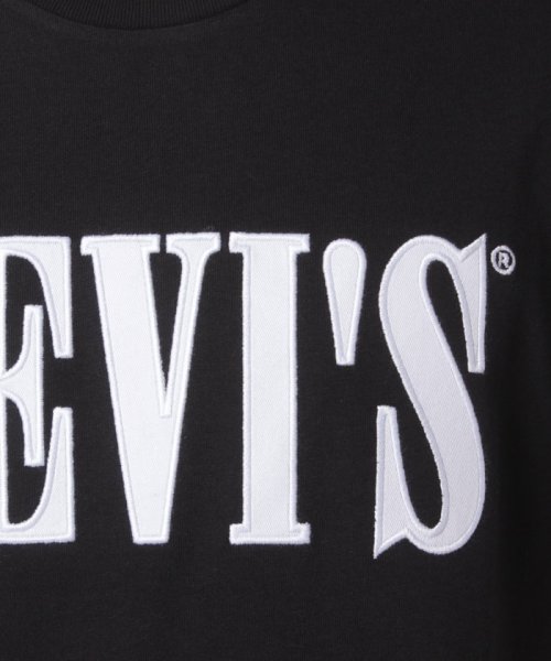 LEVI’S OUTLET(リーバイスアウトレット)/RLXD GRAPHIC TEE BLACK W/ WHITE SERIF LO/img05