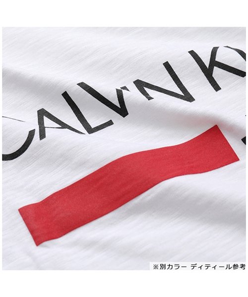 Calvin Klein(カルバンクライン)/【Calvin Klein(カルバンクライン)】41K7443 KEY ITEM ロゴT  クルーネック 半袖 Tシャツ 010/BLACK メンズ/img03