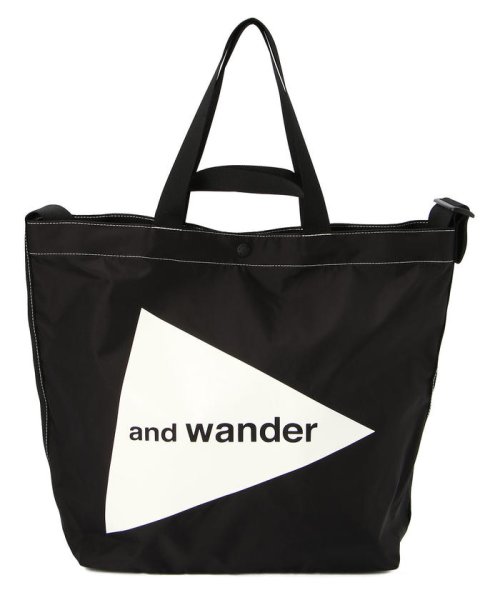 BEAVER(ビーバー)/and wander/アンドワンダー　CORDURA big logo tote bag large コーデュラビッグロゴトートバッグラージ /img04