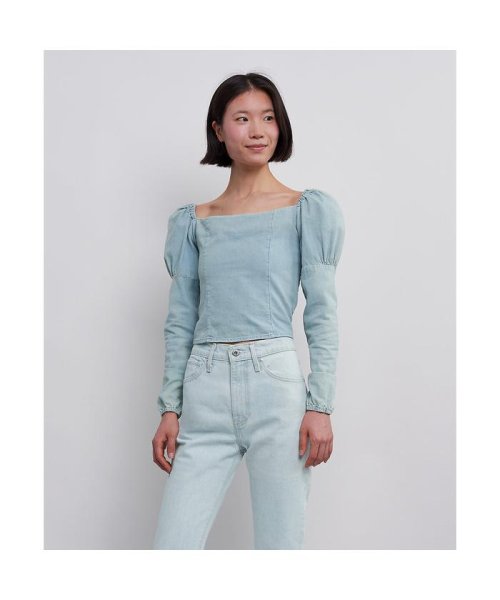 Levi's(リーバイス)/POWER PUFF BLOUSE LIGHT WASH/img01