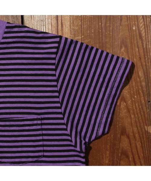 Levi's(リーバイス)/1950'S SPORTSWEAR Tシャツ PURPLE STRIPE TONAL/img04