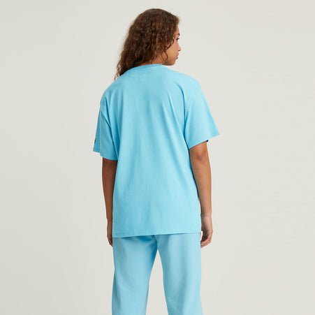 セール グラフィックオーバーサイズtシャツ Snoopy Dive In Tbd Blue リーバイス Levi S Magaseek