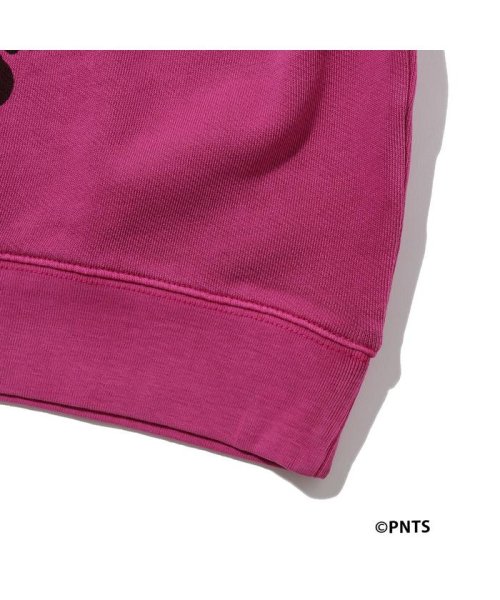 Levi's(リーバイス)/UNBASIC クルーネックスウェットシャツ Snoopy Skater Fuschia Red Garment Dye/img05