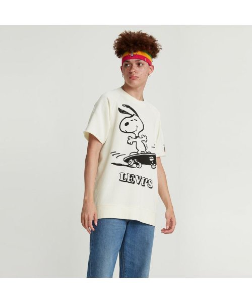 Levi's(リーバイス)/クルーネックカットオフTシャツ Skate Snoopy Marshmallow/img08