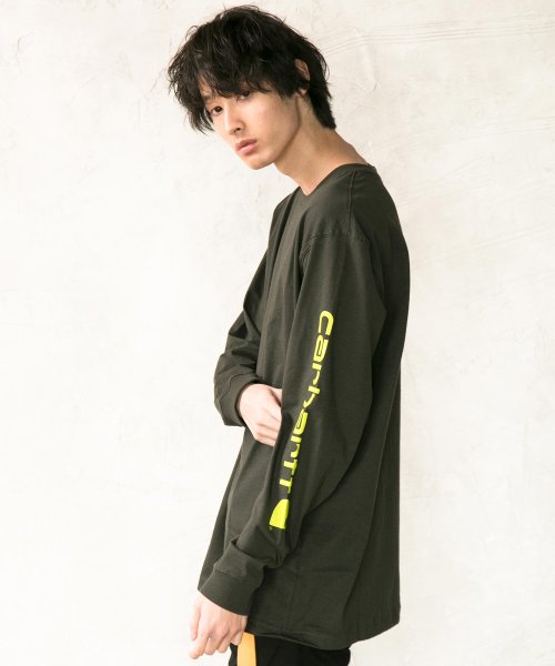 Carhartt(カーハート)/Carhartt カーハート】ロングスリーブ袖グラフィックロゴTシャツ/img04