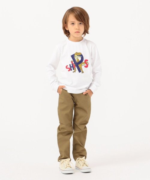 SHIPS KIDS(シップスキッズ)/SHIPS KIDS:ロゴ 恐竜 TEE(100～130cm)/img01