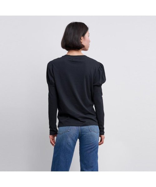 Levi's(リーバイス)/ロングスリーブ PUFF Tシャツ BEAUTIFUL BLACK/img01