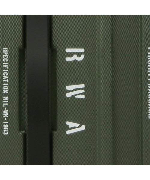 RWA(アールダブルエー)/RWA スーツケース アールダブルエー キャリーバッグ キャリーケース ギアコンテナ ファスナー 60L 5泊 TSAロック 4輪 旅行 RWA66/img24