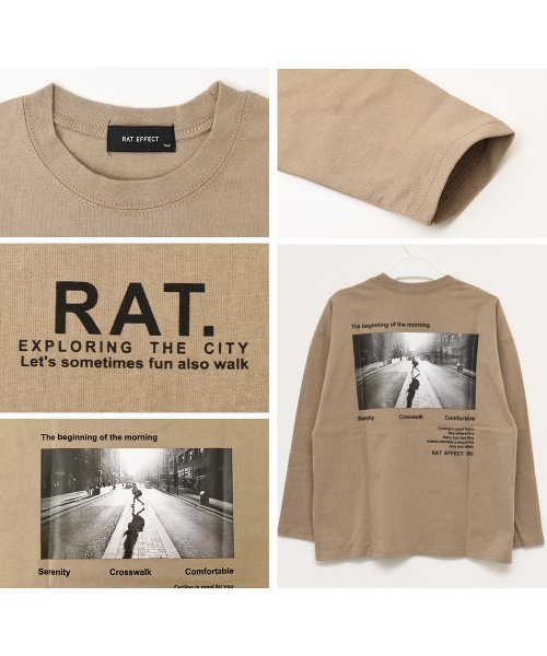 RAT EFFECT(ラット エフェクト)/フォトプリントロングTシャツ/img09