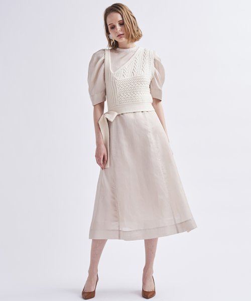 セール タックスリーブワンピース ランバンオンブルー Lanvin En Bleu Magaseek