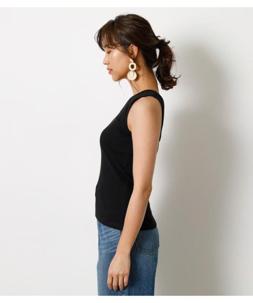 AZUL by moussy(アズールバイマウジー)/ASYMMETRY SHOULDER TANKTOP/img04