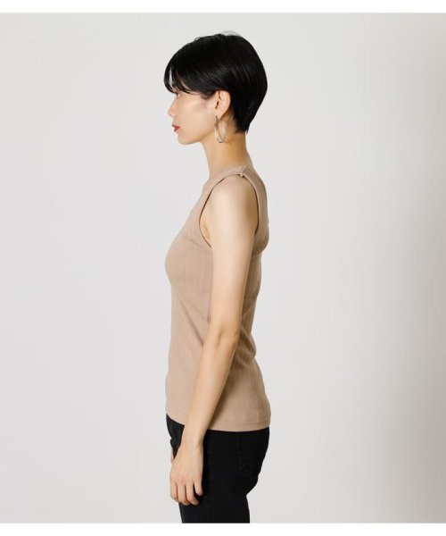 AZUL by moussy(アズールバイマウジー)/ASYMMETRY SHOULDER TANKTOP/img12