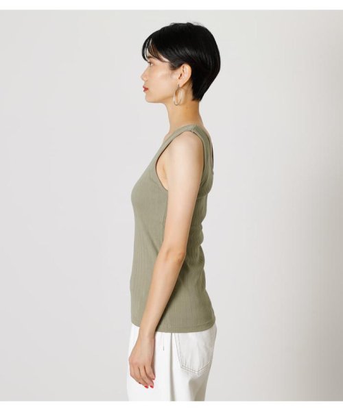 AZUL by moussy(アズールバイマウジー)/ASYMMETRY SHOULDER TANKTOP/img20