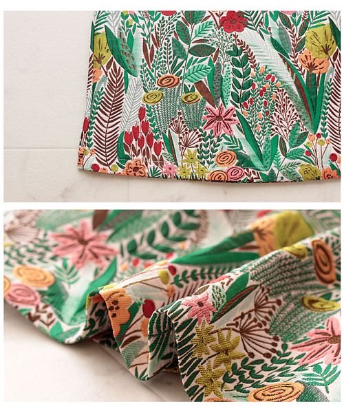 Sawa a la mode(サワアラモード)/ボタニカルな織り柄のロングスカート/img14