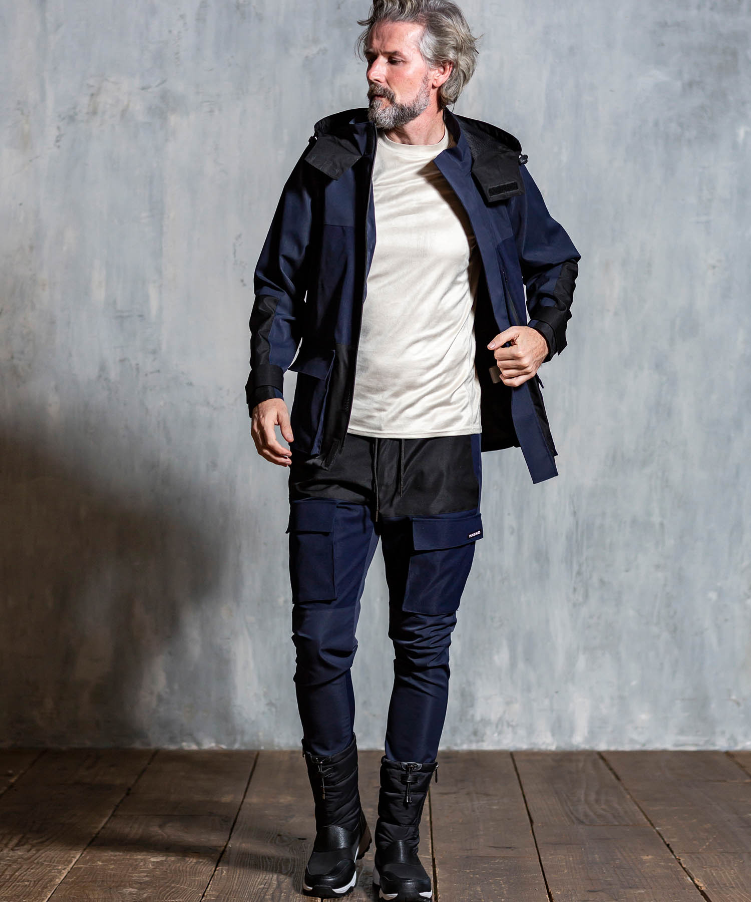 ブロッキングマウンテンパーカー(503465069)|HANKYU MEN'S ブロッキングマウンテンパーカー(503465069)|HANKYU MEN'S