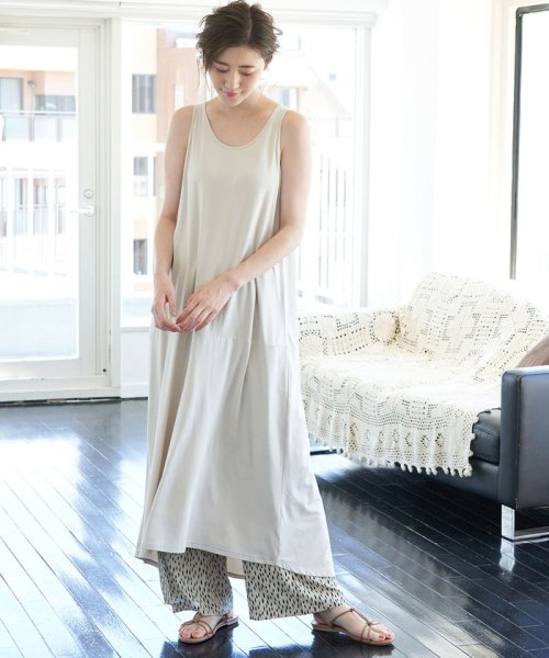 セール Essential Wear 吸水速乾 抗菌加工 Aラインノースリーブワンピース ロペピクニック Rope Picnic Magaseek セール Essential Wear 吸水速乾 抗菌加工 Aラインノースリーブワンピース ロペピクニック Rope Picnic Magaseek