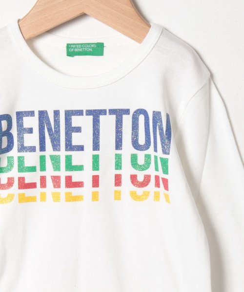 BENETTON (UNITED COLORS OF BENETTON GIRLS)(ユナイテッド　カラーズ　オブ　ベネトン　ガールズ)/ベーシックロゴプリントTシャツ・カットソー/img04