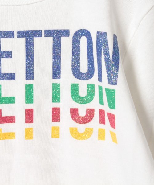 BENETTON (UNITED COLORS OF BENETTON GIRLS)(ユナイテッド　カラーズ　オブ　ベネトン　ガールズ)/ベーシックロゴプリントTシャツ・カットソー/img05