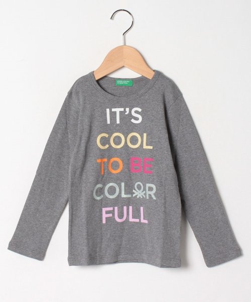 BENETTON (UNITED COLORS OF BENETTON GIRLS)(ユナイテッド　カラーズ　オブ　ベネトン　ガールズ)/ベーシックロゴプリントTシャツ・カットソー/img07