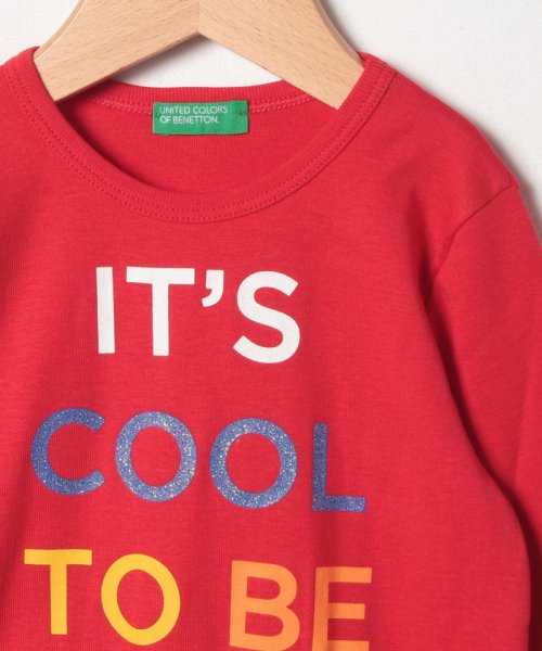 BENETTON (UNITED COLORS OF BENETTON GIRLS)(ユナイテッド　カラーズ　オブ　ベネトン　ガールズ)/ベーシックロゴプリントTシャツ・カットソー/img14