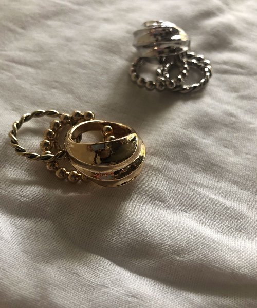 marjour(マージュール)/WIDE DENT RING SET/img02