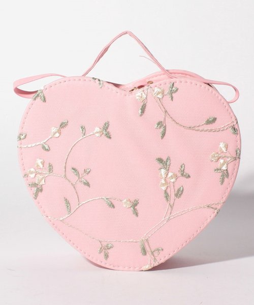 セール ハート型花柄刺繍ミニショルダーバッグ スタイルブロック レディース Styleblock Magaseek