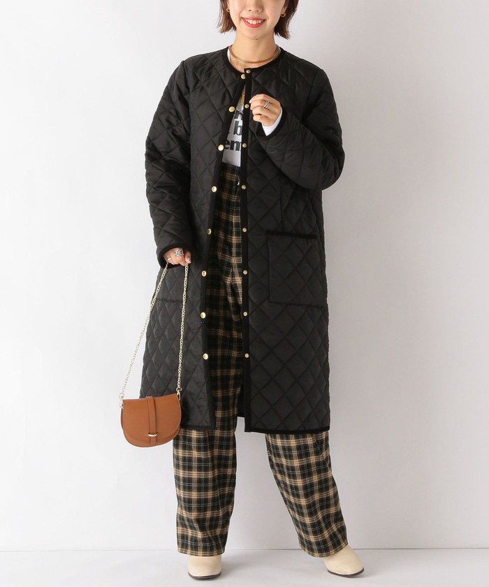 SHIPS any別注】Traditional Weatherwear: ARKLEY LONG ノーカラー