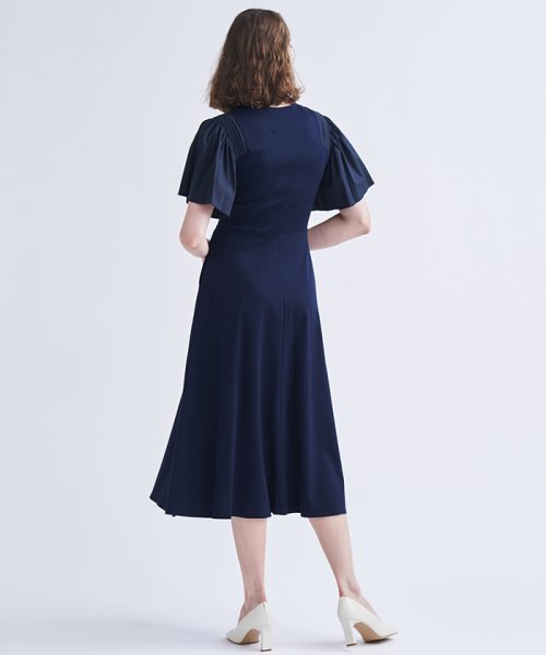 セール 65 Off コンビスリーブカットソーワンピース ランバンオンブルー Lanvin En Bleu Magaseek