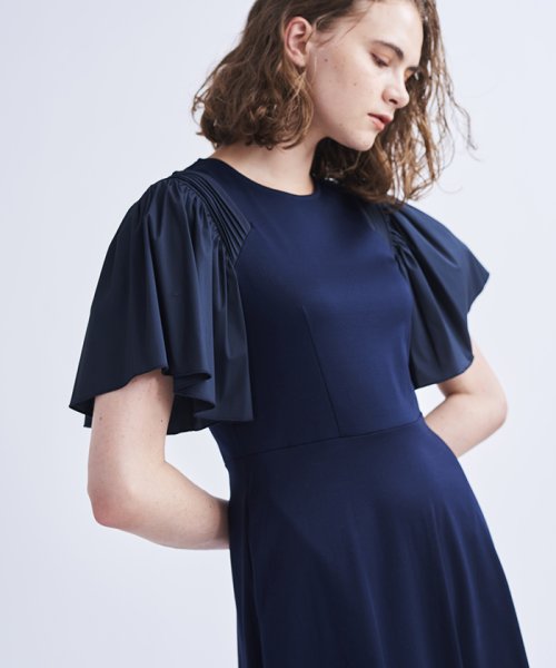 セール 65 Off コンビスリーブカットソーワンピース ランバンオンブルー Lanvin En Bleu Magaseek