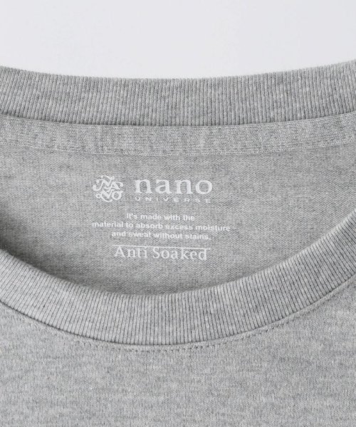 nano・universe(ナノ・ユニバース)/《汗染み防止》Anti Soaked ヘビークルーネックＴシャツ/img05