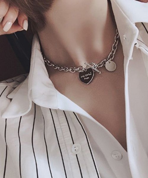 セール 5 Off チェーン ネックレス レディース ペンダント チョーカーネックレス 太め おしゃれ アクセサリー ストリート ミニミニストア Miniministore Magaseek