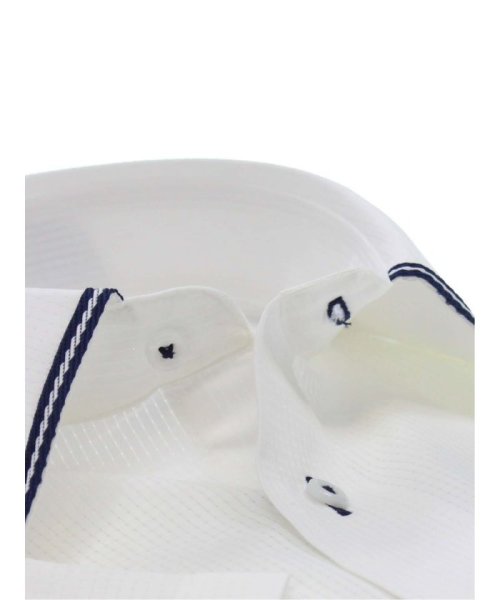 TAKA-Q(タカキュー)/形態安定 DotAir レギュラーフィット ワイドカラー半袖シャツ/img04
