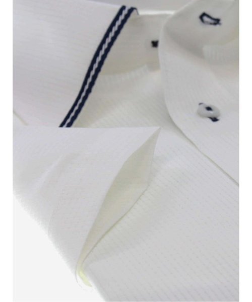 TAKA-Q(タカキュー)/形態安定 DotAir レギュラーフィット ワイドカラー半袖シャツ/img05