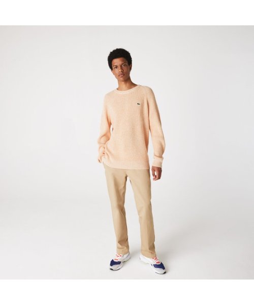 LACOSTE Mens(ラコステ　メンズ)/ミックスカラーニットセーター/img01