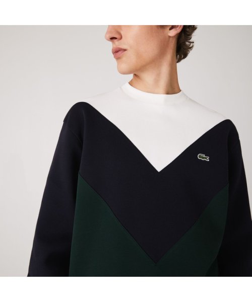 LACOSTE Mens(ラコステ　メンズ)/カラーブロックスウェットシャツ/img03