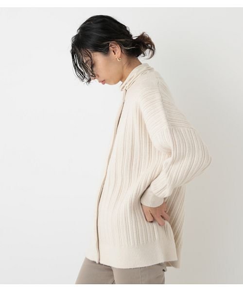 BLACK BY MOUSSY(ブラックバイマウジー)/【GISELe10月号掲載】random rib knit cardigan/img06