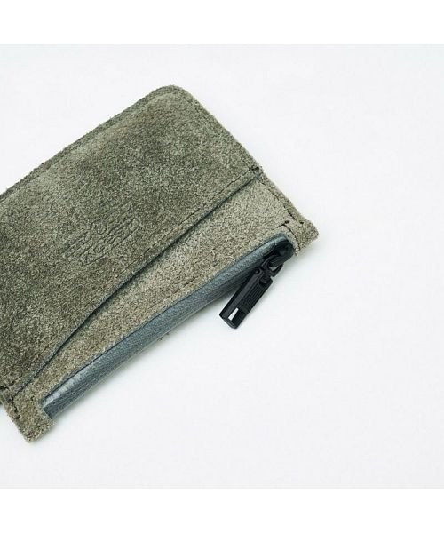 AS2OV(AS2OV)/AS2OV / アッソブ WP SUEDE COMPACT WALLET－GRAY/img01