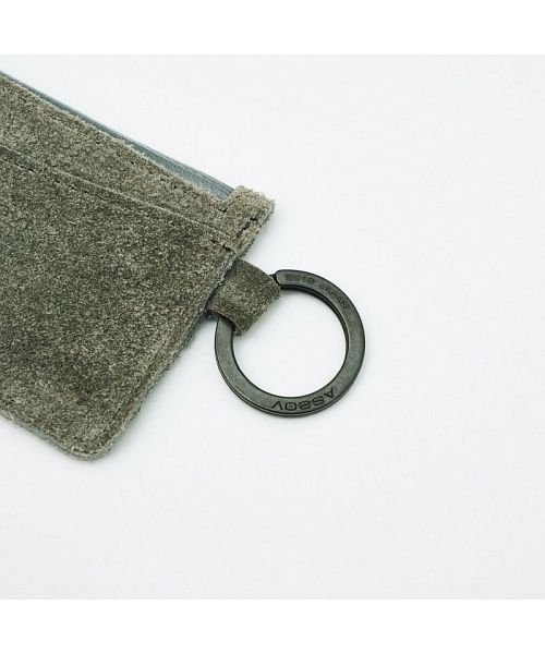 AS2OV(AS2OV)/AS2OV / アッソブ WP SUEDE COMPACT WALLET－GRAY/img02